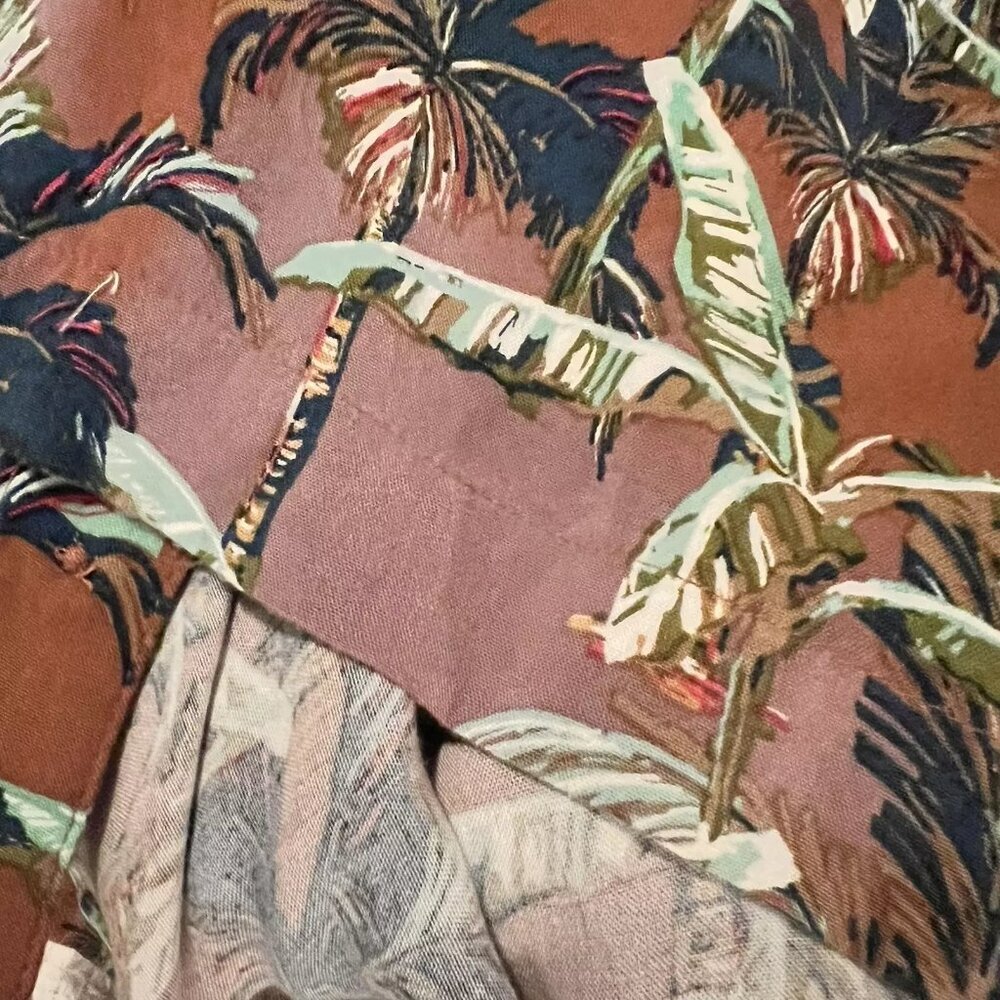 Arizona Jean Co. Size XXL. Aloha Hawaiian Short Sleeve Rayon Cruise Shirt. B17 - Picture 5 of 7